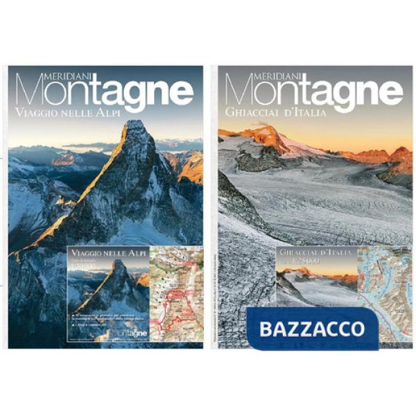 Viaggio nelle Alpi-Ghiacciai d'Italia. Con Carta geografica ripiegata