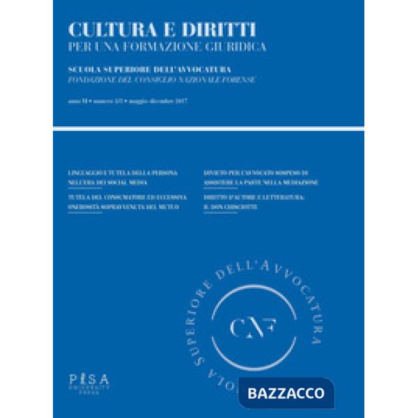 Cultura e diritti. Per una formazione giuridica (2017). Vol. 2-3