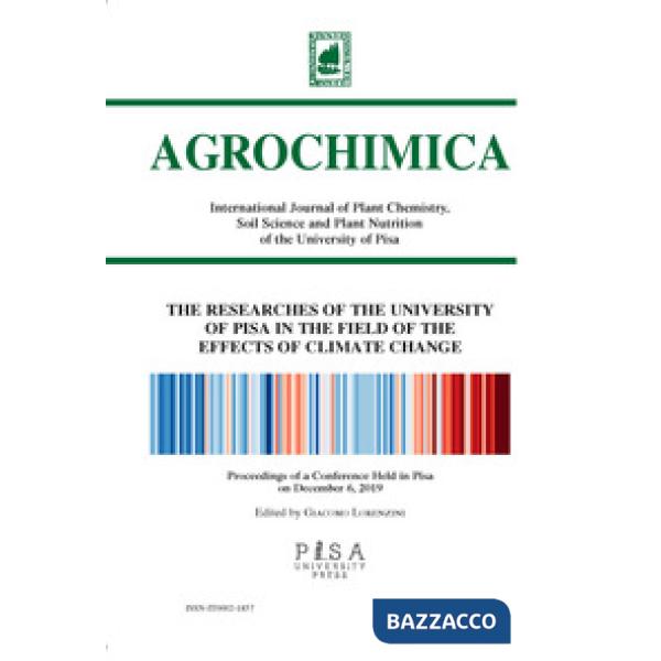 Agrochimica. The researches of University of Pisa in the field of the effects of climate change