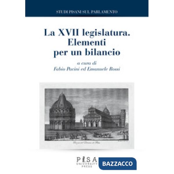 Studi pisani sul Parlamento. Vol. 9: La XVII legislatura. Elementi per un bilancio