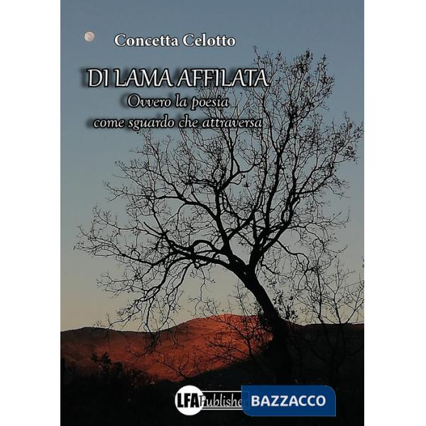 Di lama affilata. Ovvero la poesia come sguardo che attraversa