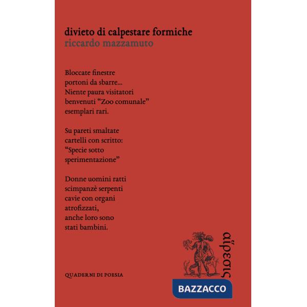 Divieto di calpestare formiche