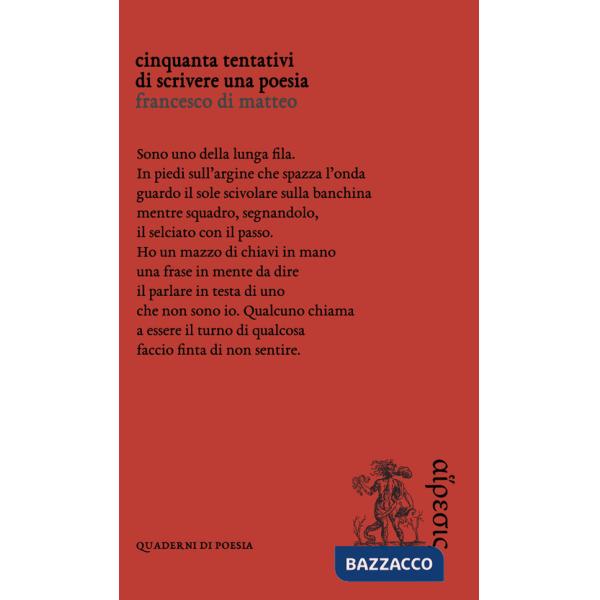 Cinquanta tentativi di scrivere una poesia