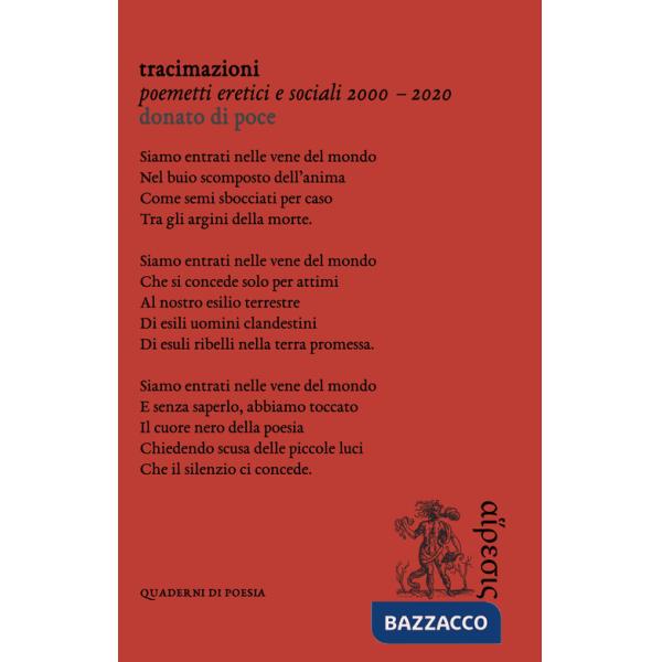 Tracimazioni. Poemetti eretici e sociali 2000-2020