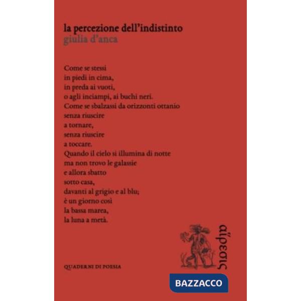 Percezione dell'indistinto (La)