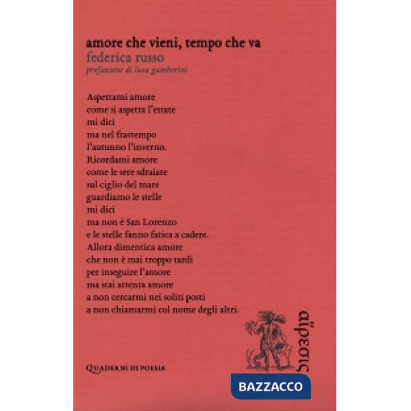 Amore che vieni, tempo che va