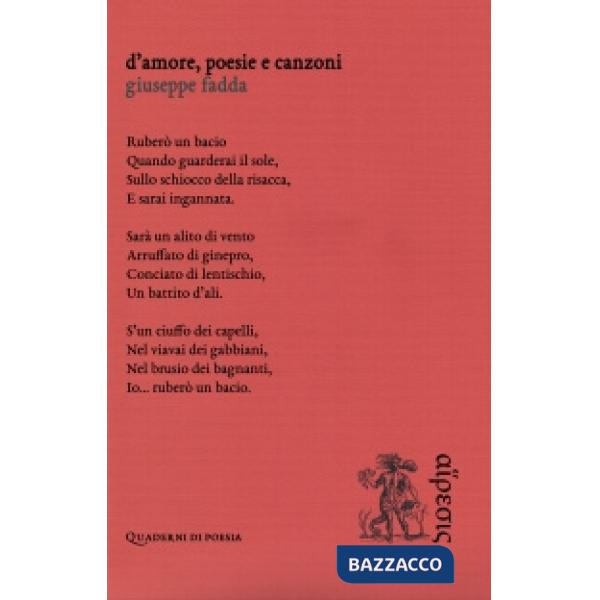 D'amore, poesie e canzoni