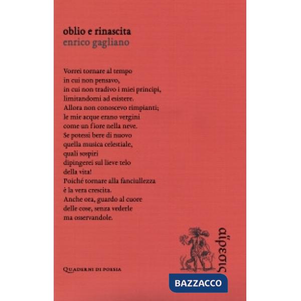 Oblio e rinascita. La voce del silenzio