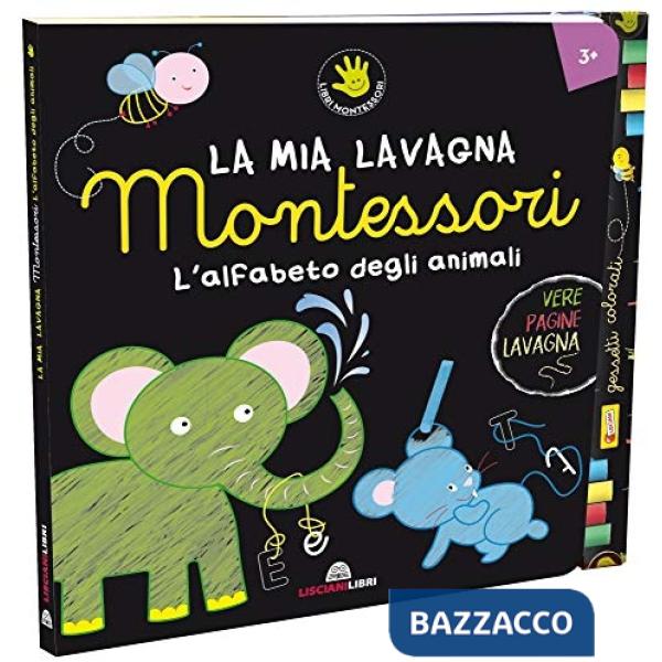 Alfabeto degli animali. La mia lavagna Montessori. Ediz. illustrata. Con gadget (L')