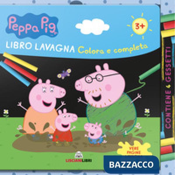 Colora e completa. Libro lavagna. Peppa Pig. Ediz. a colori. Con gadget