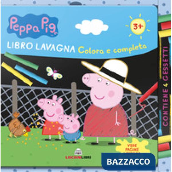 Colora e completa. Libro lavagna. Peppa Pig. Ediz. a colori. Con gadget