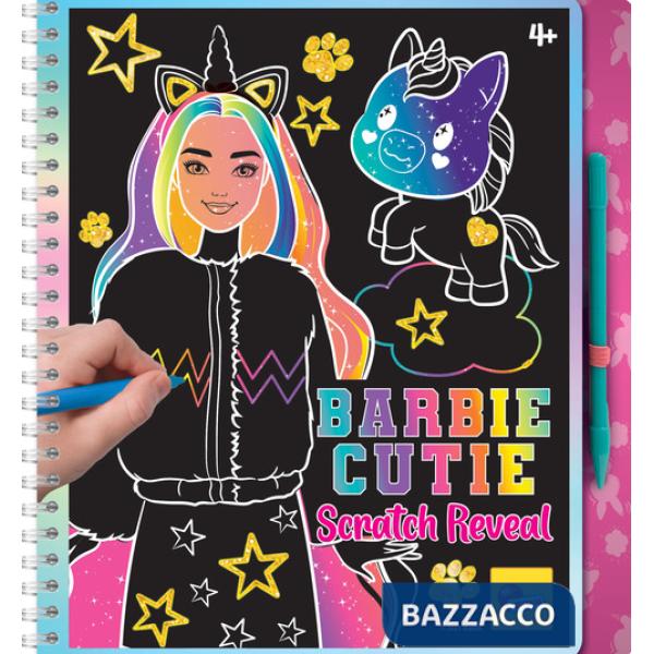 Barbie cutie. Scratch reveal. Ediz. a spirale. Con penna in legno