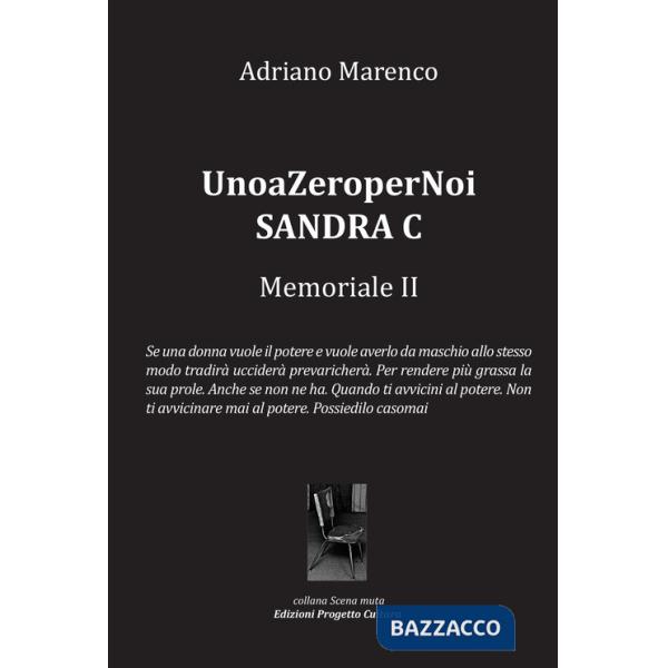 UnoaZeroperNoi Sandra C. Memoriale II