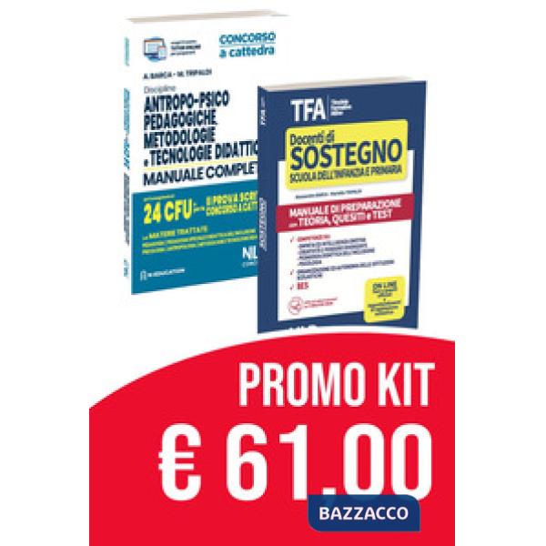 Concorso scuola 2020: TFA. Docenti di sostegno scuola dell'infanzia e primaria. Manuale di preparazione con teoria, quesiti e te