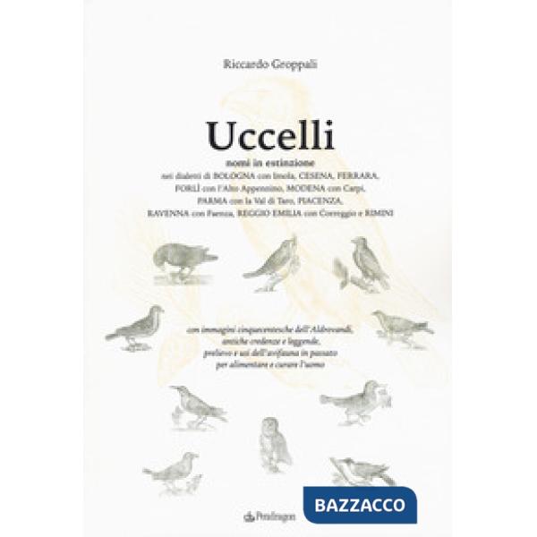 Uccelli. Nomi in estinzione nei dialetti di Bologna con Imola, Cesena, Ferrara,