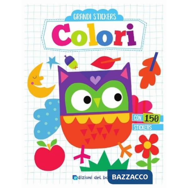 Colori. Grandi stickers. Con adesivi