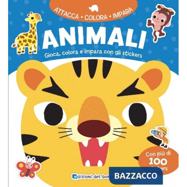 Animali. Gioca, colora e impara con gli stickers. Con adesivi. Ediz. a colori