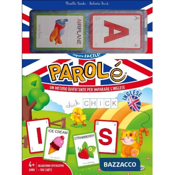 Parolé inglese. Un metodo divertente per imparare l'inglese. Ediz. a colori. Ediz. a spirale. Con 108 Carte