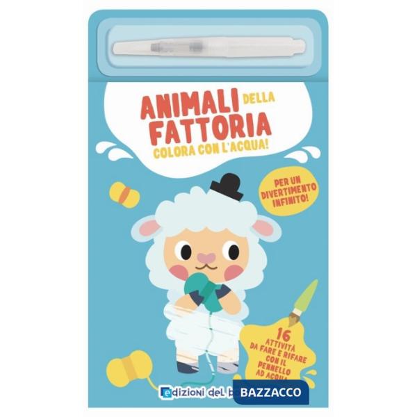 Animali della fattoria. Ediz. a colori. Con pennarello ad acqua