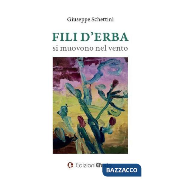 Fili d'erba si muovono nel vento