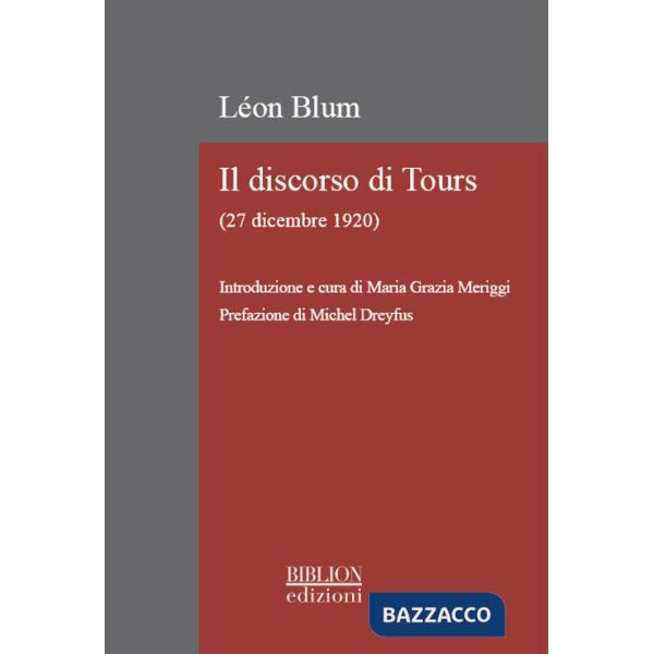 Discorso di Tours. (27 dicembre 1920) (Il)