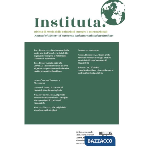 Instituta. Rivista di Storia delle istituzioni europee e internazionali (2022). Vol. 2