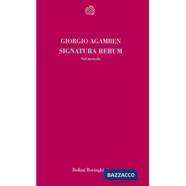 Signatura rerum. Sul metodo