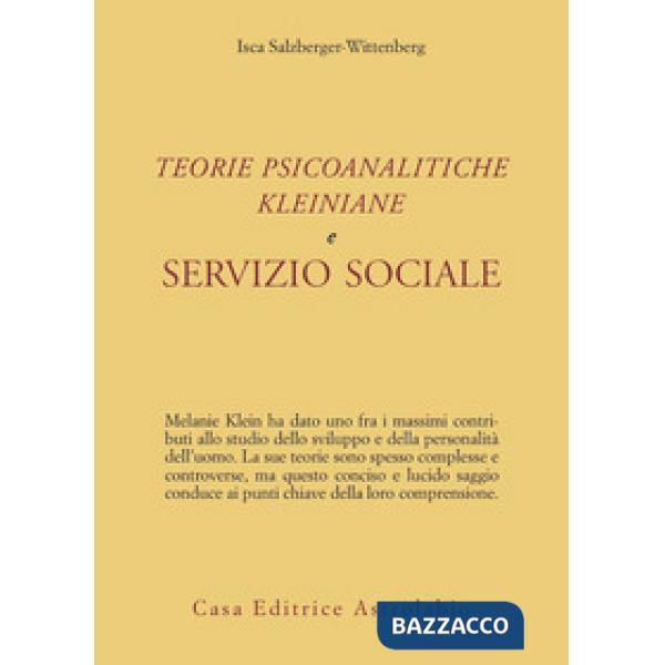 Teorie psicoanalitiche kleiniane e servizio sociale