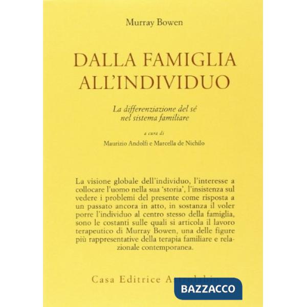 Dalla famiglia all'individuo. La differenziazione del sé nel sistema familiare