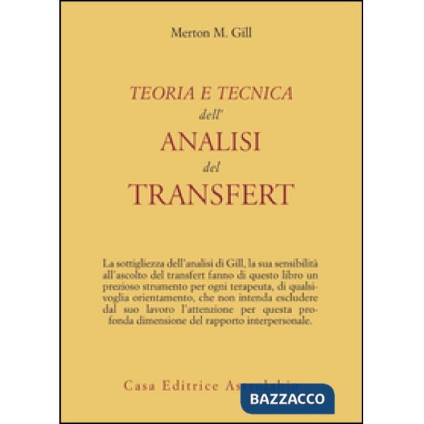 Teoria e tecnica dell'analisi del transfert