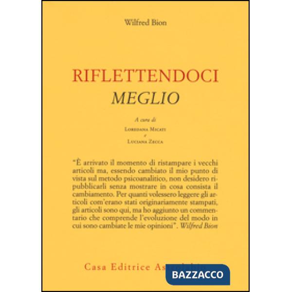 Riflettendoci meglio