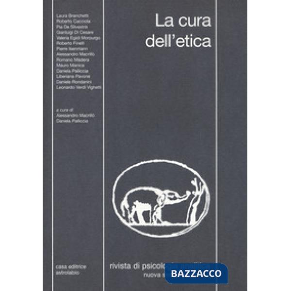 Cura dell'etica (2016) (La). Vol. 42
