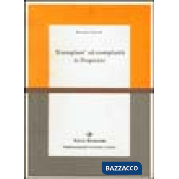 Exemplum ed esemplarità in Properzio