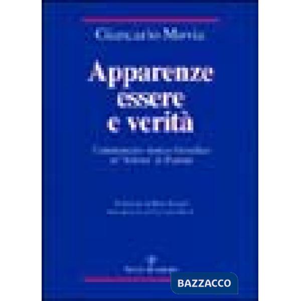 Apparenze essere e verità. Commentario storico-filosofico al «Sofista» di Platone