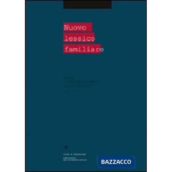 Nuovo lessico familiare