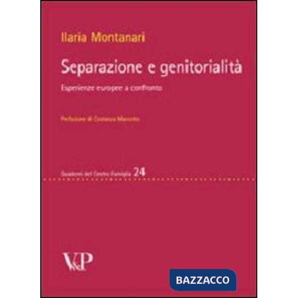 Separazione e genitorialità. Esperienze europee a confronto