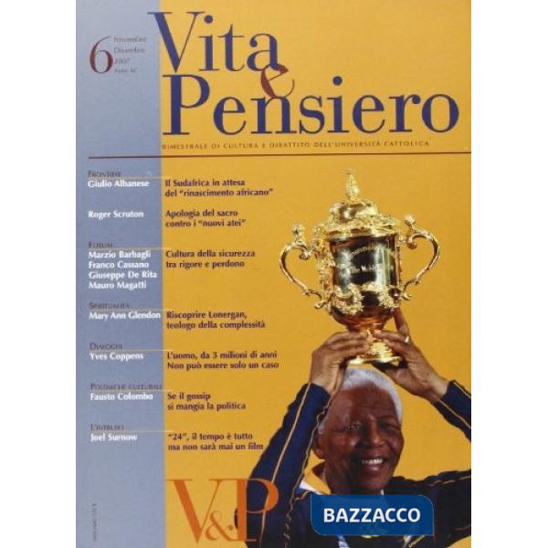 Vita e pensiero (2007). Vol. 6