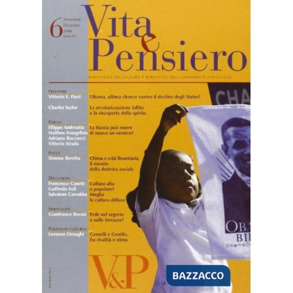 Vita e pensiero (2008). Vol. 6
