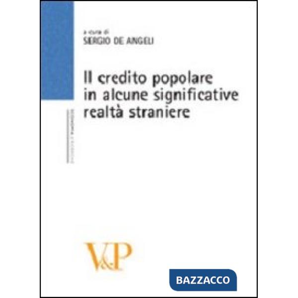 Credito popolare in alcune significative realtà straniere (Il)