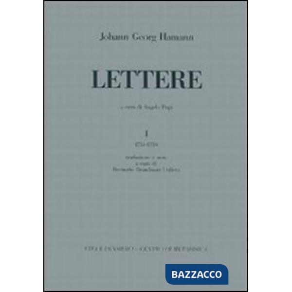 Lettere. Vol. 1: (1751-1759)