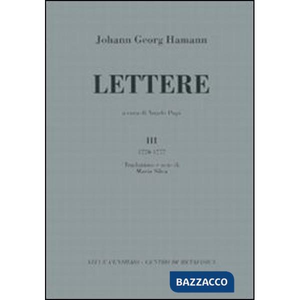 Lettere. Vol. 3: (1770-1777)
