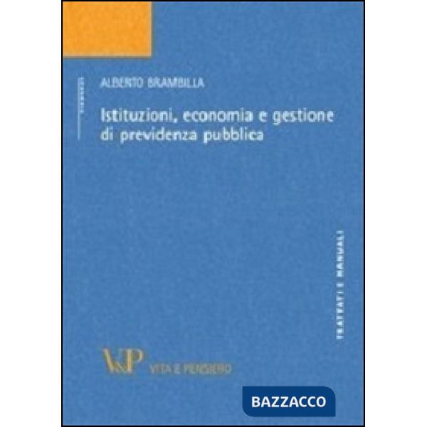 Istituzioni, economia e gestione di previdenza pubblica