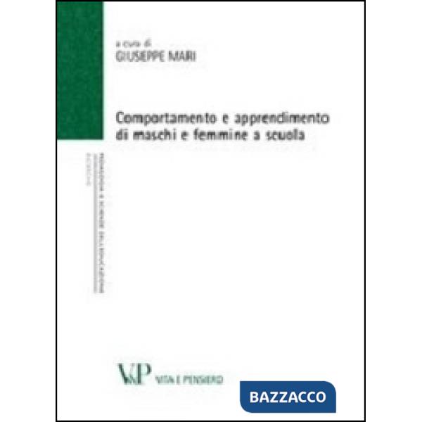 Comportamento e apprendimento di maschi e femmine a scuola