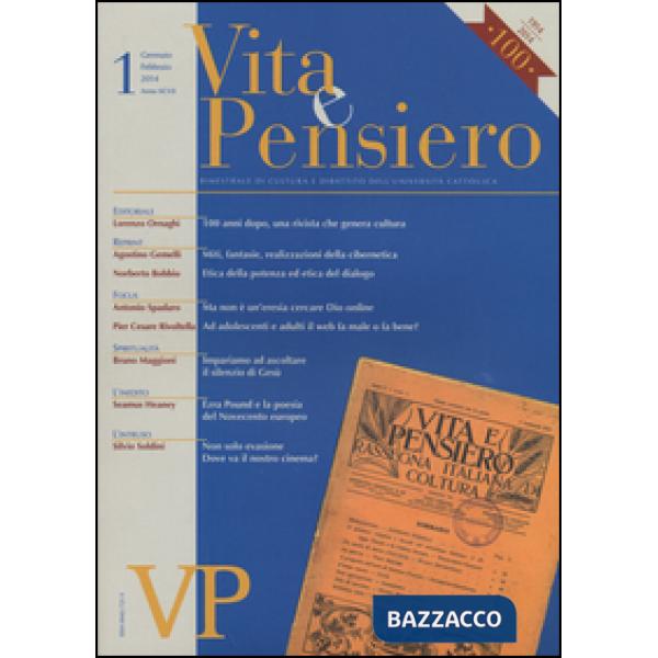 Vita e pensiero (2014). Vol. 1