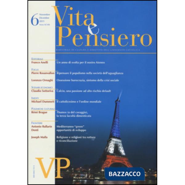 Vita e pensiero (2015). Vol. 6