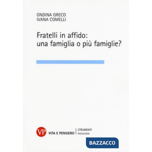 Fratelli in affido: una famiglia o più famiglie?