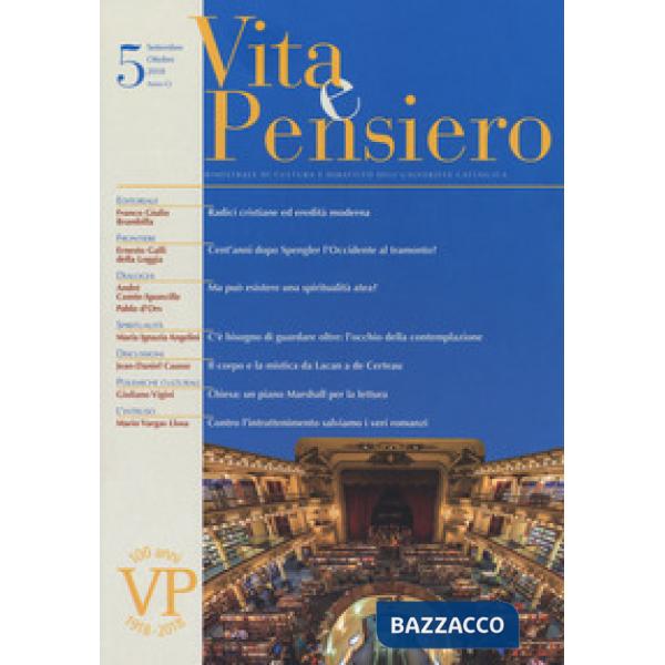Vita e pensiero (2018). Vol. 5