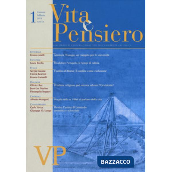 Vita e pensiero (2019). Vol. 1