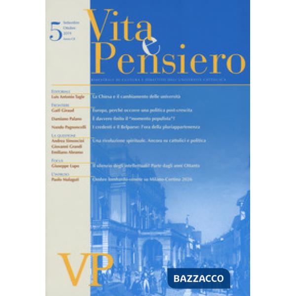Vita e pensiero (2019). Vol. 5