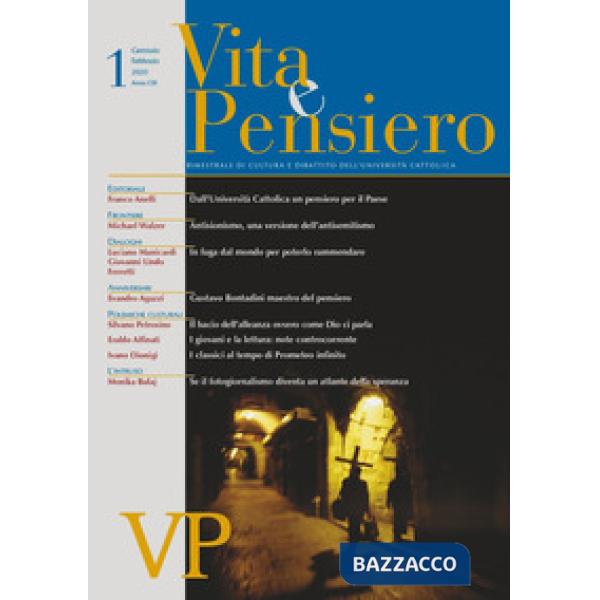 Vita e pensiero (2020). Vol. 1